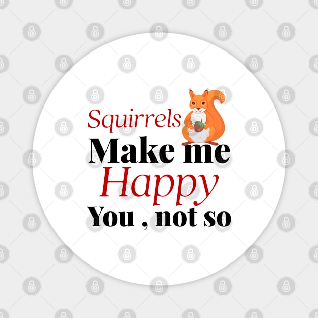 squirrels Magnet by Design stars 5